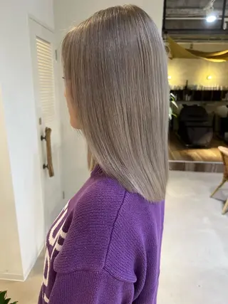 セミロング ココルアナ 豊中美容室のヘアスタイル