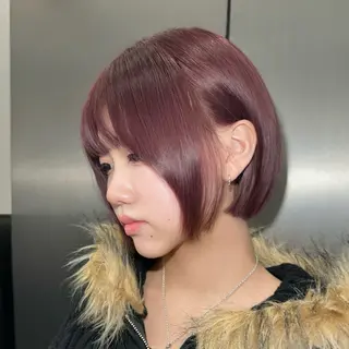 カラー 縄田 凜音のヘアスタイル