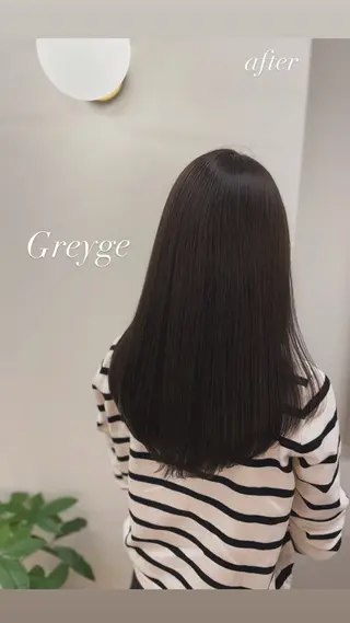 セミロング カラー ヘアアレンジ 二ヶ月綺麗なデザイン カット/星野六三四のヘアスタイル