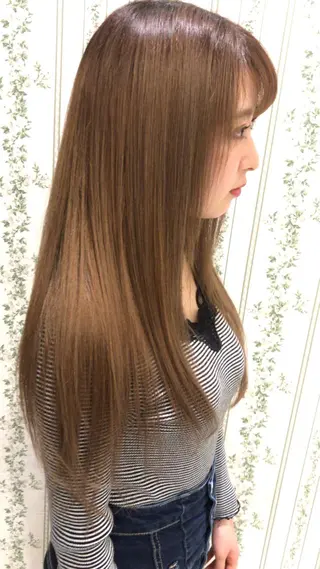ロング 米倉 群のヘアスタイル