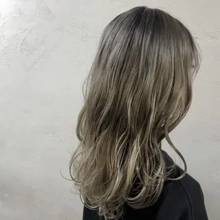 セミロング カラー ヘアアレンジ 💖原宿APREA 💖yuka💖のヘアスタイル