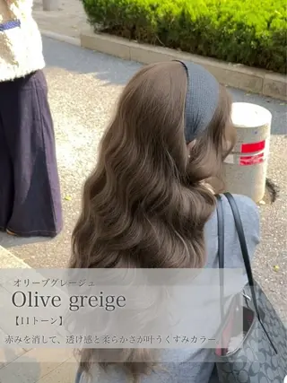 カラー 赤み消しカラー🪽 透明感カラー🪽のあのヘアスタイル