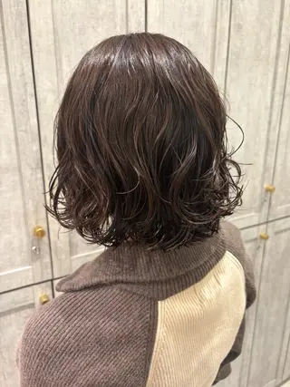 ショート カラー パーマ 赤み消しカラー/ レイヤー/柳澤優名のヘアスタイル