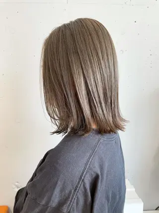 ミディアム カラー 東 みのりのヘアスタイル