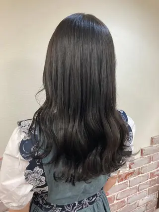 カラー セミロング カラー&プルエクステ 大人気！！のヘアスタイル