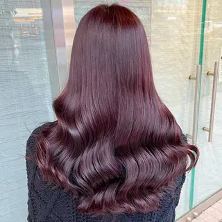 セミロング カラー 大人っぽ♡上品な暖色 ♡ブリーチなし♡のヘアスタイル