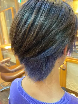 ミディアム カラー パーマ ヘアアレンジ メンズ キッズ ネイル マツエク・マツパ 🌈髪質改善・美髪矯 正・平野瀬乃🌈のヘアスタイル