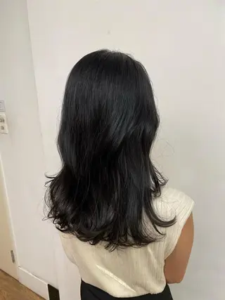 セミロング カラー 川上拓真 ✂︎学芸大学のヘアスタイル