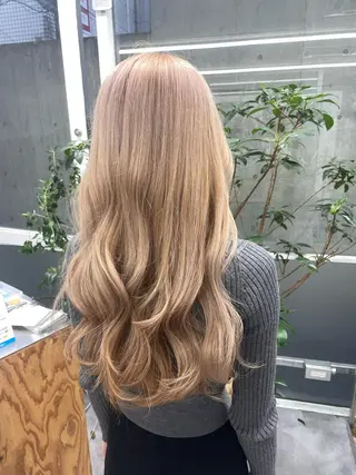 ロング カラー ヘアアレンジ HairMake 3 🐬NANAMIのヘアスタイル