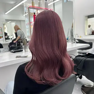 セミロング カラー ヘアアレンジ mai🍑暖色カラー /レイヤー💖のヘアスタイル