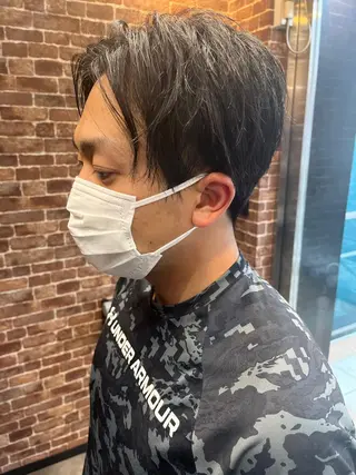 ショート カラー パーマ ヘアアレンジ メンズ キッズ ネイル マツエク・マツパ アイブロウ 久木原 ゆりのヘアスタイル