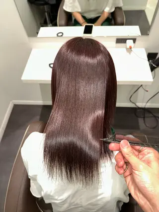 ミディアム 美髪特化✨ 伊織✨縮毛矯正✨のヘアスタイル