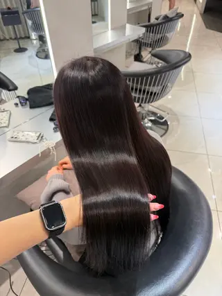 ロング カラー 暖色/韓国ヘア /MIKAGE🩶のヘアスタイル