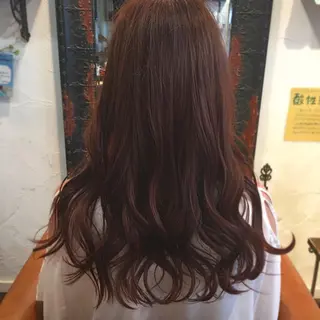 セミロング ロング カラー ヘアアレンジ 谷﨑 仁美のマツエク・マツパデザイン