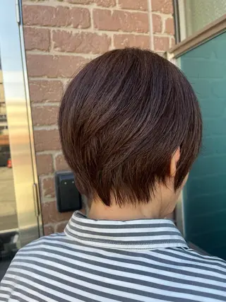 ショート カラー 久木原 ゆりのヘアスタイル