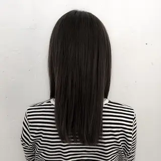 セミロング パーマ トミタ アツシのヘアスタイル