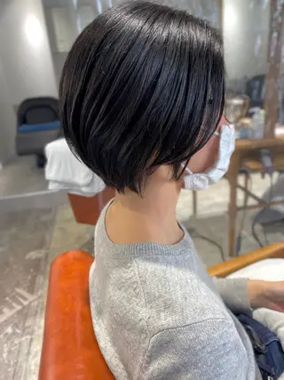 ショート ✨圧倒的満足度◎ 小顔美人ショート✨佃のヘアスタイル