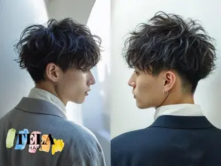 パーマ 島田 光✨️のヘアスタイル