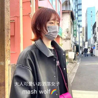 ミディアム カラー 黒崎 勝巳のヘアスタイル