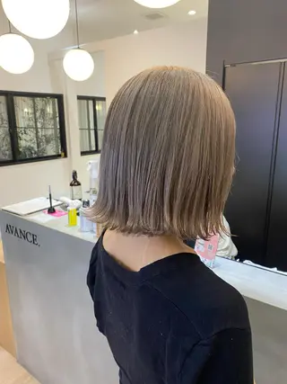 ミディアム カラー 鍵谷 公宏のヘアスタイル
