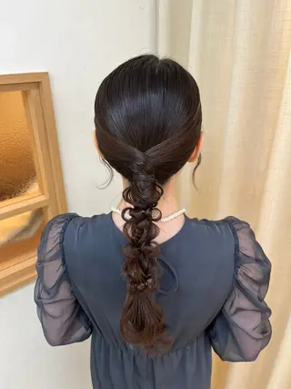 ヘアアレンジ 参列・イベントヘア♡ ゆいなのヘアスタイル