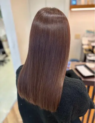 ロング カラー 艶カラー✨ 河津さくらのヘアスタイル