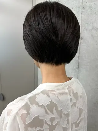 ショート ボブ/ゆるふわ ボブパーマ/とういのヘアスタイル