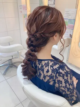 ロング ヘアアレンジ 後輩のモデル募集中 河端　麻佑のヘアスタイル