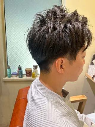 ショート パーマ 久木原 ゆりのヘアスタイル