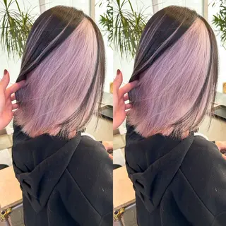 ミディアム カラー yoriダブルカラー 代表すがわらのヘアスタイル