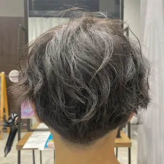 パーマ メンズ わたなべ りょうのヘアスタイル