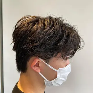パーマ メンズ メンズ縮毛矯正 ♠️店長下平隼人のヘアスタイル
