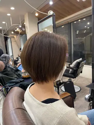 ショート くせ毛カット終着点 カワサキトオル溝の口のヘアスタイル