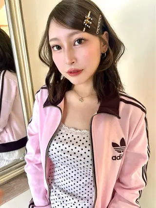 ミディアム カラー ヘアアレンジ カットモデル募集🤍 🐇anzuのヘアスタイル