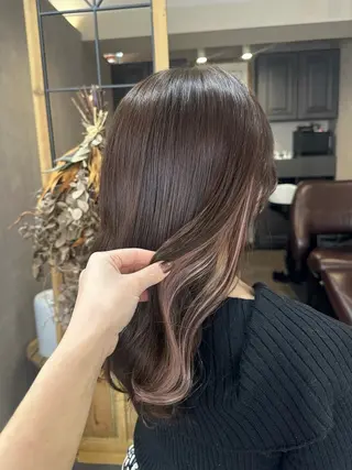 セミロング カラー Nizihair / Mizuki.*✿のヘアスタイル