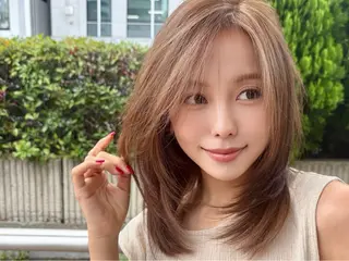 セミロング 🫧美髪カラー🫧艶 カラー🫧北堀江坂本のヘアスタイル