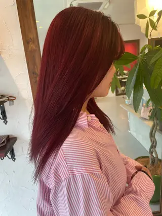 ロング カラー 千葉 未羽🩶のヘアスタイル