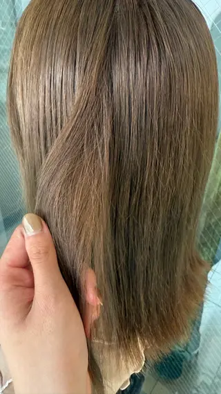 セミロング RUKA👱🏻 メンズカットパーマのヘアスタイル