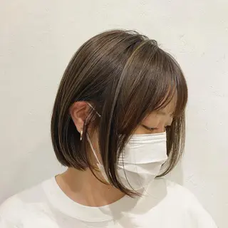 ショート カラー ボブ/salut町田 🧡kanaのヘアスタイル