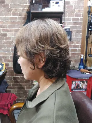 ショート カラー パーマ 24H受付の髪質改善 ＆ヘッドスパ┃髙橋のヘアスタイル