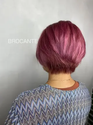 ショート カラー BROCANTE立川 karasawa.nのヘアスタイル