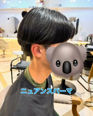パーマ メンズ 金井洸太🐨 メンズ/韓国ヘアのヘアスタイル
