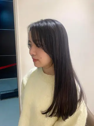 ロング 韓国レイヤー🪽 耳ツボジュエリーのヘアスタイル