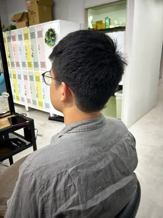 ショート メンズ アイブロウWAX /似合わせ眉特化のヘアスタイル