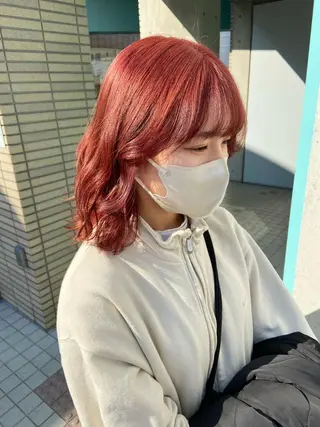 ミディアム カラー 浅野 匠のヘアスタイル