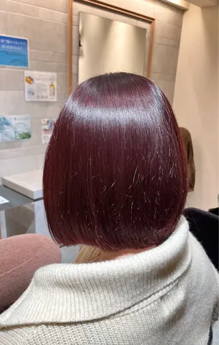 ショート カラー 川崎 唯華のヘアスタイル