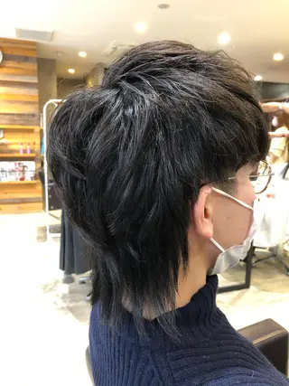 ショート カラー パーマ ヘアアレンジ メンズ キッズ ネイル マツエク・マツパ EnBlesS西宮 マンツーマン神道有基のヘアスタイル
