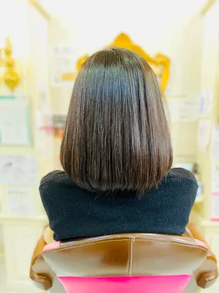 ミディアム 菅沼 美咲のヘアスタイル