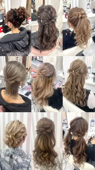 ヘアアレンジ G.O.A.T AMITY/チコのヘアスタイル