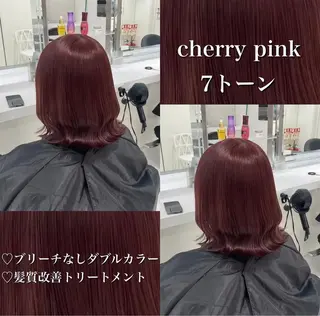 カラー 🤍ブリーチなし ブラウンhimi🤍のヘアスタイル